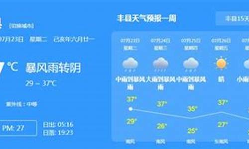 丰县天气预报_丰县天气预报15天